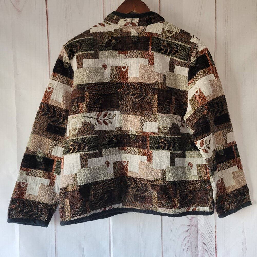Vintage Studio Works Patchwork Jacket, Zip-Up Wom… - image 3